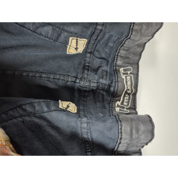 Robin's Jeans The Show Motorcycle W42 L35 Men Black White Coated Slim - Picture 5 of 10